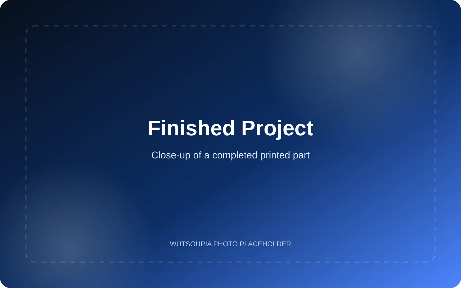 Finished project